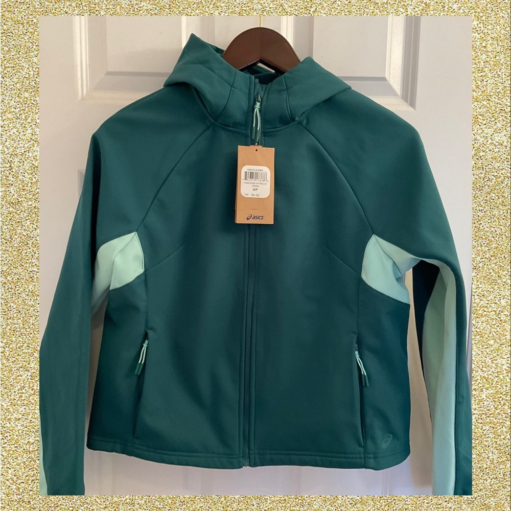 ASICS Woven Hooded Softshell Jacket - NWT - Size Small